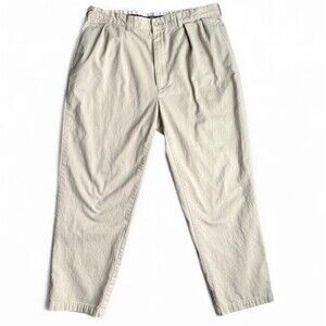 Vintage Polo Ralph Lauren Pants Khaki Pleated Chino Mens 38x30 USA 90s